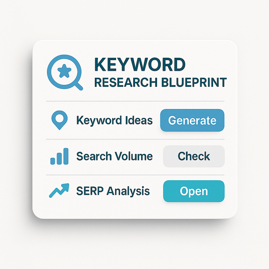 Keyword Research Blueprint