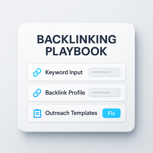 Backlinking Playbook