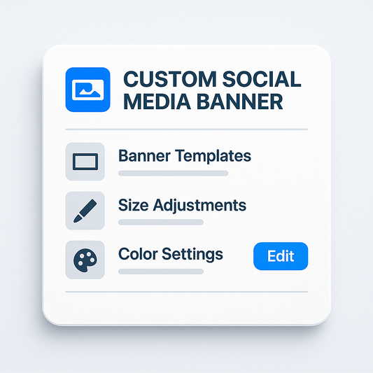 Custom Social Media Banner