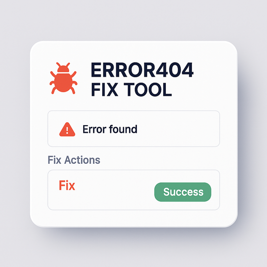 Error404 Fix tool