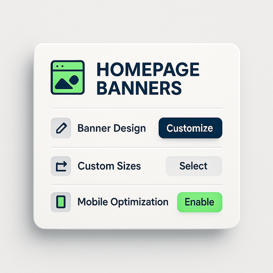 Homepage Banners