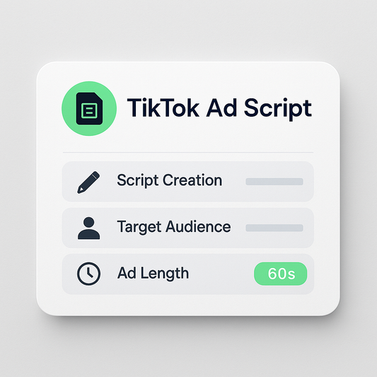 TikTok Ad Script